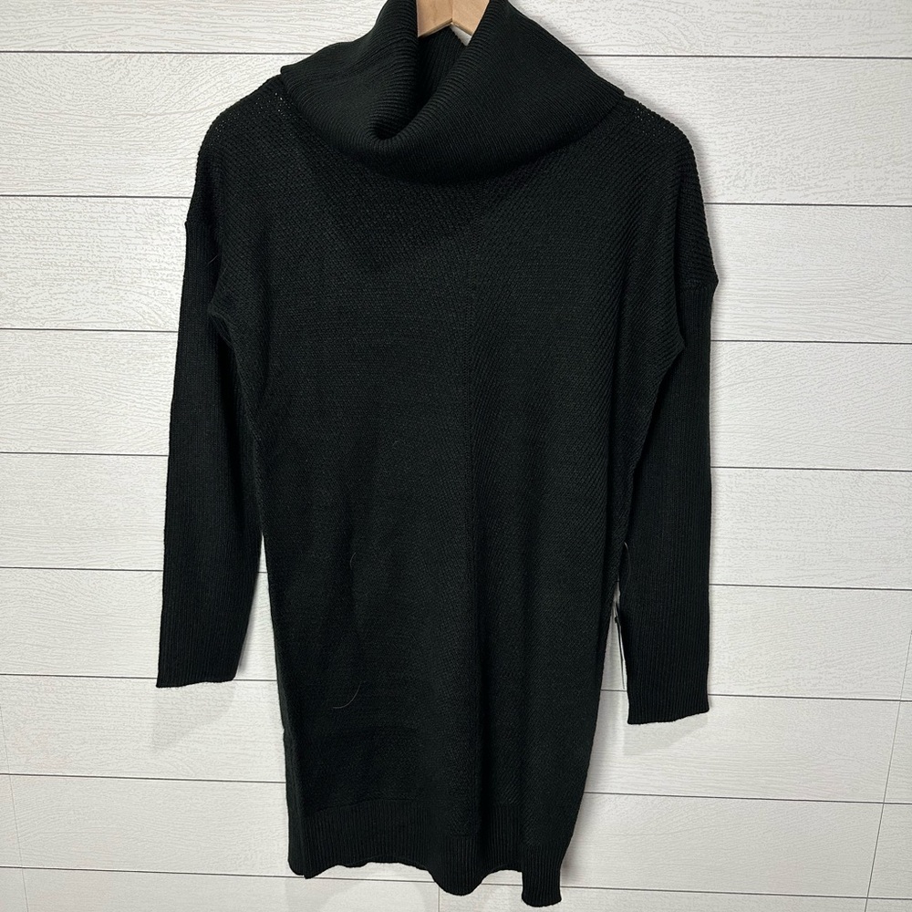 NWT Lulus Black Knit Sweater Dress Size Small